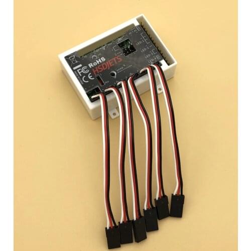 Common integrated control panel for HSD Hobby 105mm and 90mm rc plane model