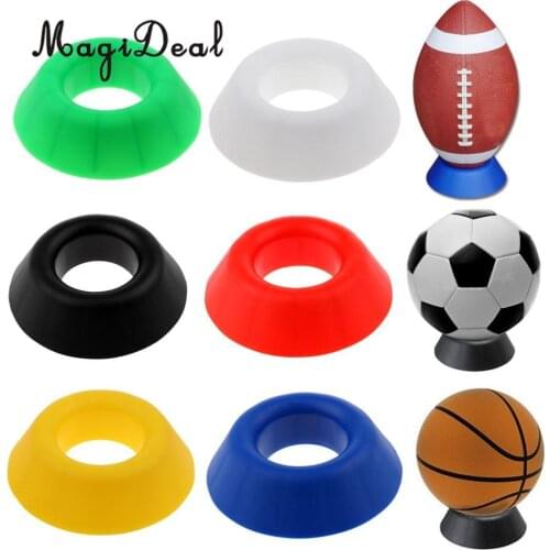 MagiDeal Durable Ball Stand - Basketball Football Soccer Rugby Ball Display Holder Rack for Box Case - Lightweight & Practical