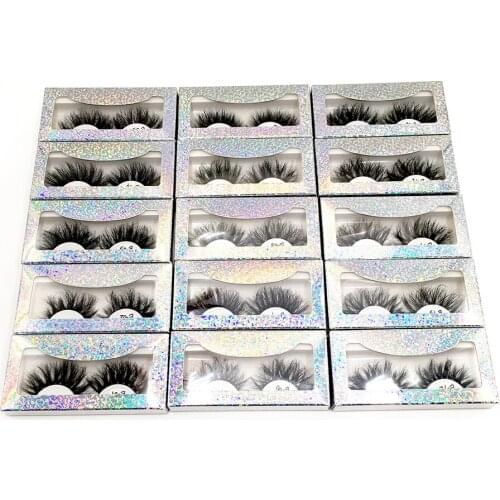 Makeup Mink Eyelashes 25mm Full Eyelashes Dramatic Curly Long Thick Fluffy Eyelashes 3D Mink Lashes