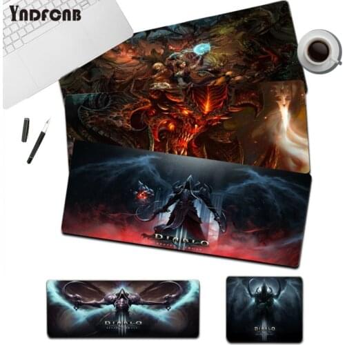 YNDFCNB Diablo Rubber PC Computer Gaming mousepad Size for Gaming Mousepads Deak Mat for overwatch/cs go/world of warcraft