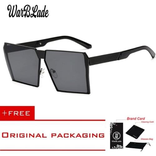 Luxury New Square glasses Women Brand Designer Female Sunglass Vintage Rimless Sun Glasses For Women Men glasses Mirror 2018