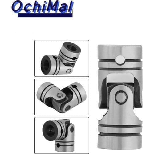 Universal Single Joint Set Various Size (IDxODxL) Universal Coupling Shaft Coupling Motor Connector DIY Adopts Metal for Shafts