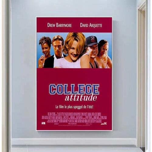 V0915 Never Been Kissed (3) Vintage Classic Movie Wall Silk Cloth HD Poster Art Home Decoration Gift