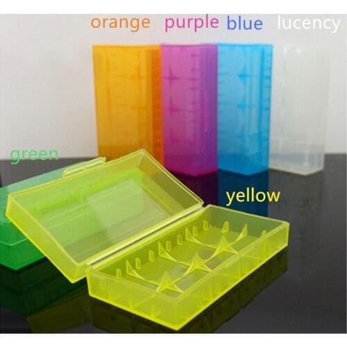 18650 CR123A 18350 16340 18500 battery storage box New Hard Plastic battery Protective case 2pcs