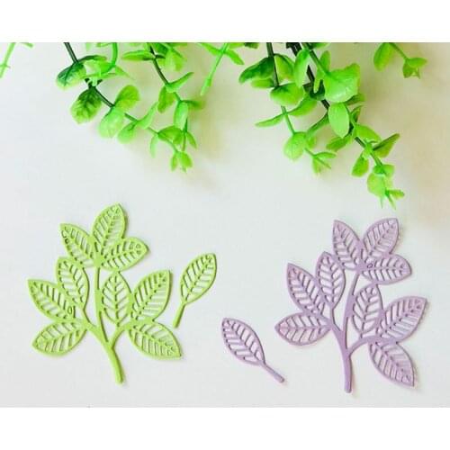 1 Set Carbon Steel Leaves Cutting Die Embossing Stencil Templates Mold Paper DIY Art Craft Scrapbook Book Card Decor D2TD