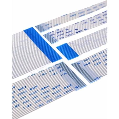 10PCS FFC FPC Ribbon Flexible Flat CABLE PITCH 1.0 MM 200MM 4 5 6 8 10 12 14 15 16 20 26 30 34 40 Pin Same Contact Side Jumper