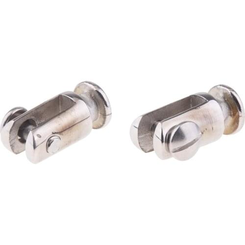 2pcs Heavy Duty Marine Boat Deck Hinge Mount Quick Release Bimini Top Fitting - 32 x 15mm / 1.3 x 0.6 inch- 316 Stainless Steel