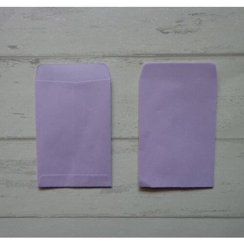 20pcs Light Purple Envelopes Stationery Gift Card Blank Envelopes Post Card Photo Letter Storage Party Favor Paper Bag
