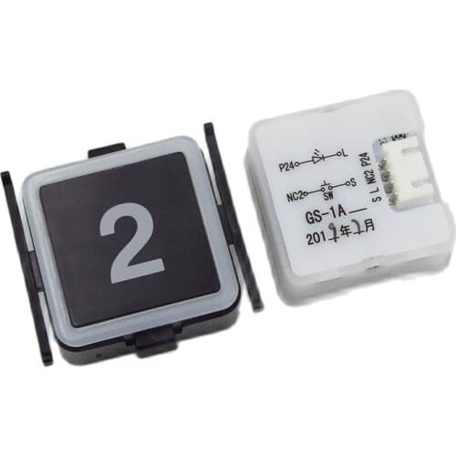 5pcs Elevator button GS-1A-D orange glowing Toshiba elevator button elevator accessories AQ1H48