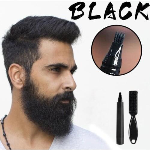 80% Hot Sale Beard Pen Effective Repair Beard Scatter Multiple Colors Moustache Enhancer Filling Pen for Men