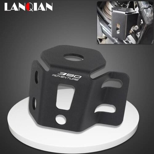 For 390 ADVENTURE 2019 2020 2021 Motorcycle Aluminum Accessories Rear Brake Reservoir Cover Protection 390 ADV 390advb Parts