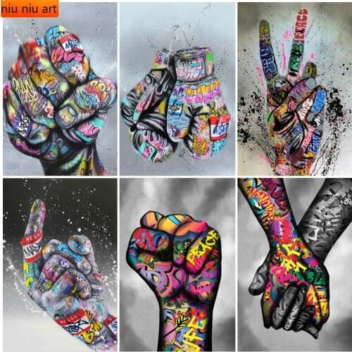 Anime Street Graffiti Art Full Diamond Embroidery Diamond Mosaic Diamond Painting Cross Stitch Kits Home Decoration