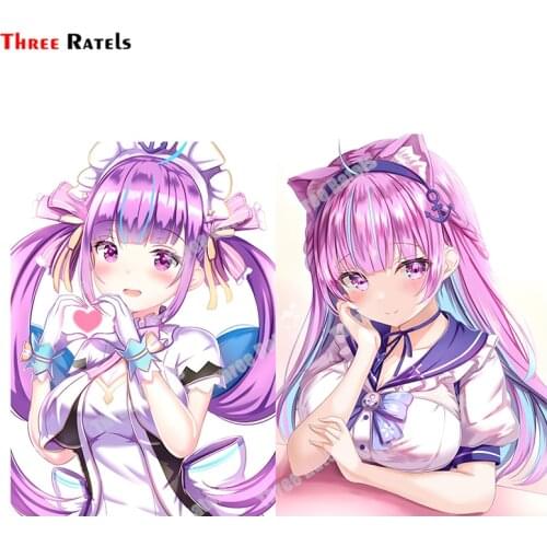 Three Ratels B65 Minato Aqua Hololive Anime Gir Car Sticker Occlusion Scratch Bumper Window Decals