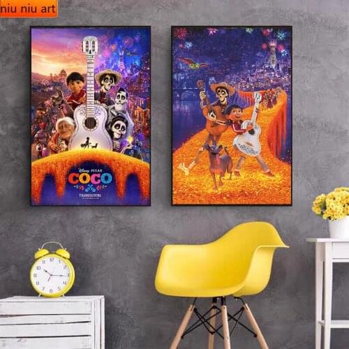 Disney Classic Movie Coco Diamond Painting Diamond Inlaid Diamond Mosaic Diamond Embroidery Cross Stitch Kits Home Decoration