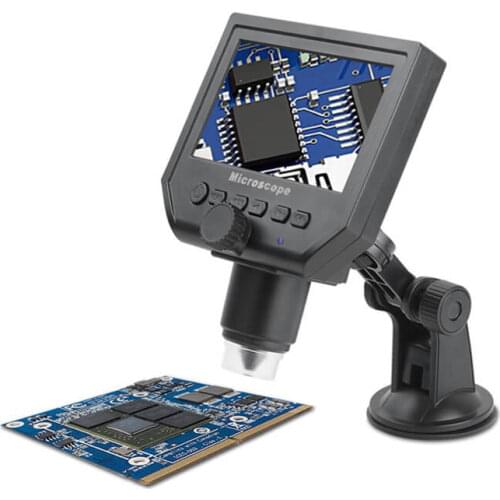 Elecrow PCB Microscope Continuous Magnifier 1-600X 3.6MP 4.3inch HD OLED Display Digital Portable PCB DIY Tool
