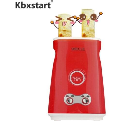220V Electric Automatic Omelette Dual Egg Roll Maker Double Switch Boil Cooking Eggs cup Sausage Machine Cooker Breakfast Maker