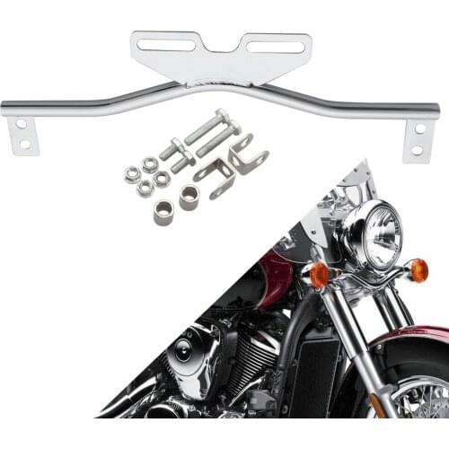 Motorbike Chrome Light Bracket Bar Driving Spot Fog Turn Signal Light For Dyna Glide Road King Chopper Cruiser Cafe Racer