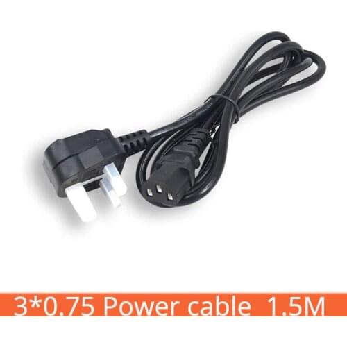 1.5M UK Plug Power Kabel wire British power cord mainly suitable for computers printers scanners