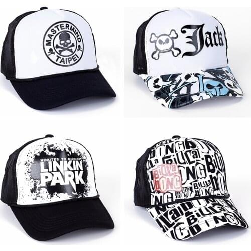 Summer Mesh Snapback Cap for Men and Women Outdoor Fishing Hip Hop Printing Breathable Casual Trucker Sun Dad Hat Baseball Caps
