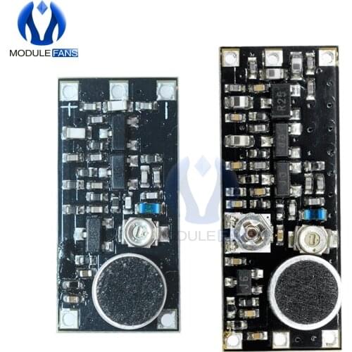 88-115MHz 80-110MHz Microphone FM Transmitter Surveillance Frequency Board Wireless Module For Arduino Adjustable Capacitor
