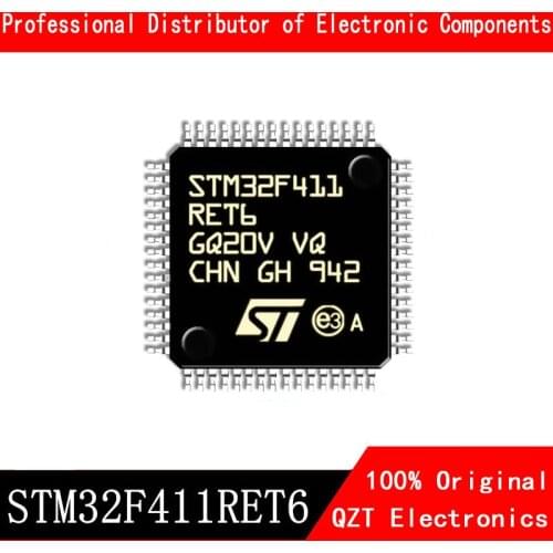 5pcs/lot new original STM32F411RET6 STM32F411 LQFP-64 microcontroller MCU In Stock
