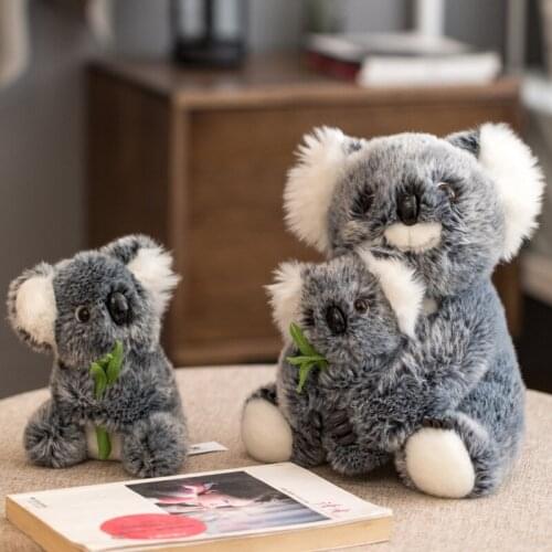 Cute Real life Koala Plush Baby Toys Australian Koala Bear Stuffed Soft Doll Kids Lovely Gift For friends Girls Children Toys