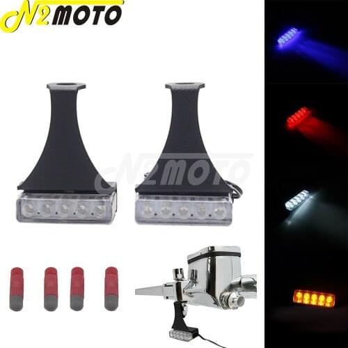 12V Mini LED Turn Signal Light License Plate Light For Harley Honda Yamaha Kawasaki Suzuki Cafe Racer Blinker Front Flasher Lamp