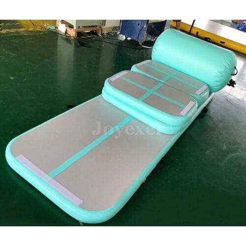 3m Mint Green Air Track Cheap Equipment Gymnastics Training Mat Inflatable AirTrack Home Edition Set For Gym