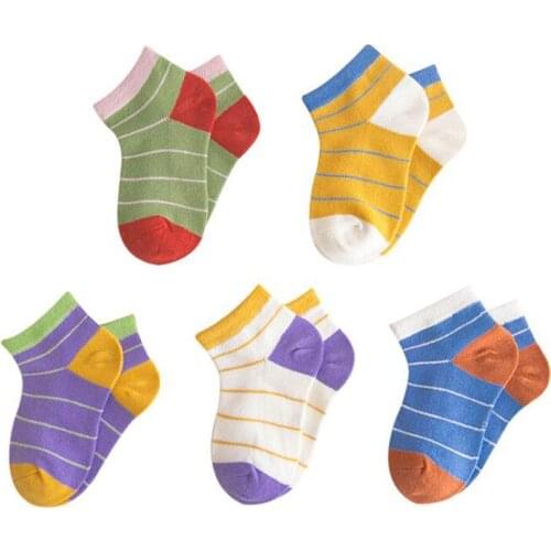 New arrived girls boys unisex Free shipping 72% cotton baby ship boat socks children striped kid assistand summer 10pair/lot