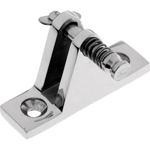 AUTO -316 Stainless Steel Bimini Boat Top Deck Hinge Fitting Quick Release Marine Rowing Boats Fishing Kayak Canoe Boat Access