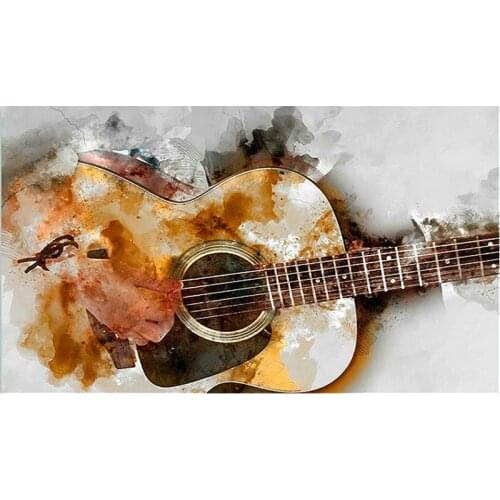 Full square diamond embroidery guitar pictures home decoration diy 5d diamond painting Cross Stitch rhinestone Mosaic Pattern