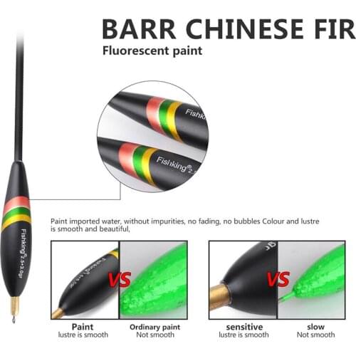 Barguzinsky Fir Fishing Float 5 pcs/pack 24cm-26cm Copper Lead Ocean Rock Buoy Lead Winter Fishing Tackle Accessory