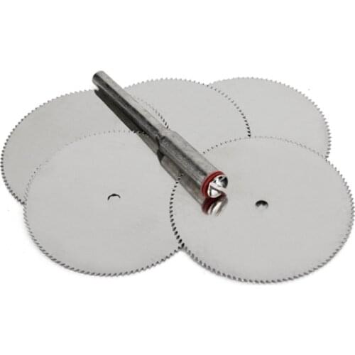 Cutting Discs Rotary Tools Cutting Wheel For Dremel Tools Accessories 5pcs 32mm Slice Dremel Cutting Discs With 1pc Mandrels