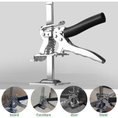 Home Office Steel Tile Height Regulator Tile Raiser Locator High Load Bearing Non-slipping Handle Woodworking Hand Tool