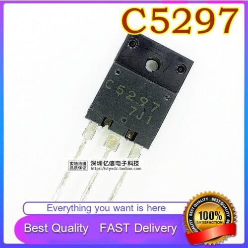 10Pcs/Lot New Original C5297 2SC5297 COLOR TV POWER TUBE LINE TUBE WITHOUT DAMPING Good Quality