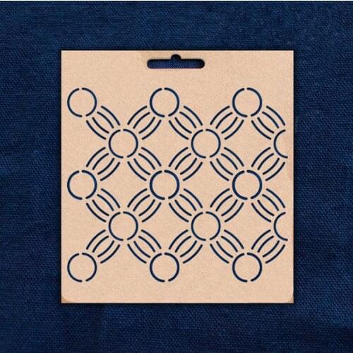 20*20cm big size Vintage wave transparent costura Embroidery quilt line template, patchwork ruler plotting board