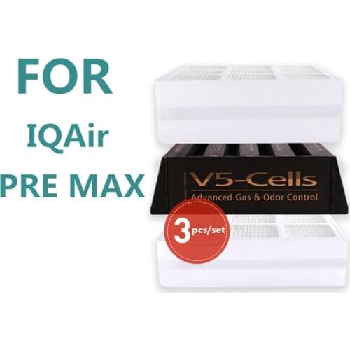 3PCS/Set HEPA Filter +Activated Carbon Filter Replaceme For IQAir HealthPro 100/150/250/250 Plus For PreMax / V5-Cell MG /Hyper