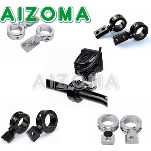 360° Universal Spotlight Mount Bracket Motorcycle Fog Light Headlamp Holder Handlebars Universal 1-1/4" 1" 7/8" Crash Bar Lamp