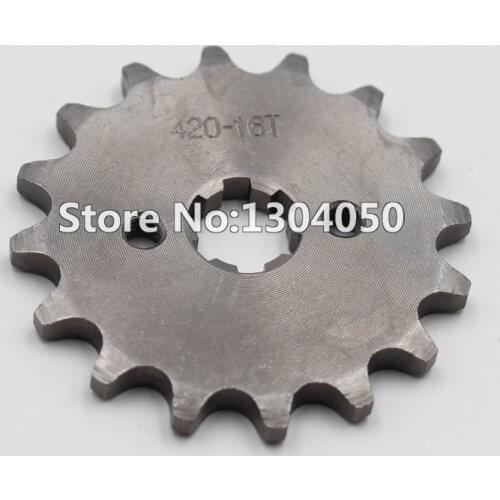 420 16 TOOTH 17MM Drive Front Counter Engine Sprocket SDG SSR 110 125 DIRT BIKE ATV Go Kart Lifan YX Loncin SSR new
