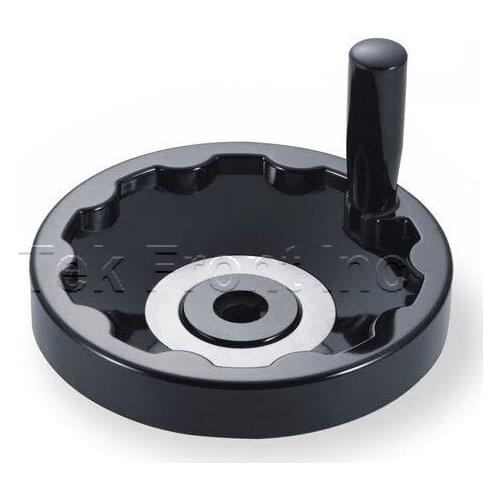 1 pcs Free Shipping 12mmX100mm Bakelite -Solid handwheel with fold away handle