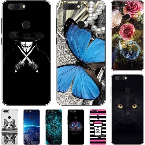 Phone Case For ZTE Nubia Z18 Mini Nubia M3 Soft TPU Relief Silicone Case For ZTE Nubia Z17 Mini Z17 Lite Animal Cat Cover Coque