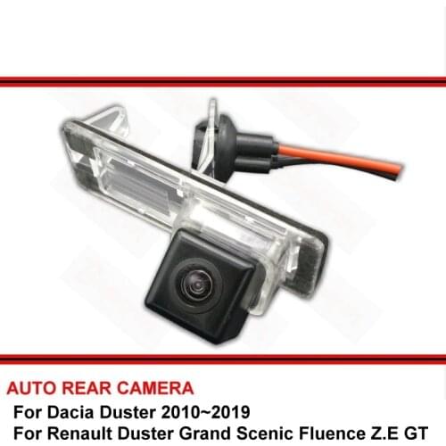 For Dacia Renault Duster 2009 ~ 2018 Night Vision Rear View Camera Reversing Camera Car Back up Camera HD CCD Vehicle