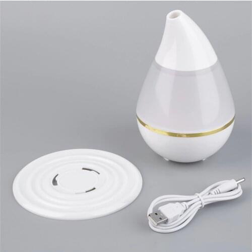 Drop Shaped 7 Colors Night Light Ultrasonic Aroma Humidifier Air Essential Oil Diffuser Smart Home Purifier Atomizer Refresher