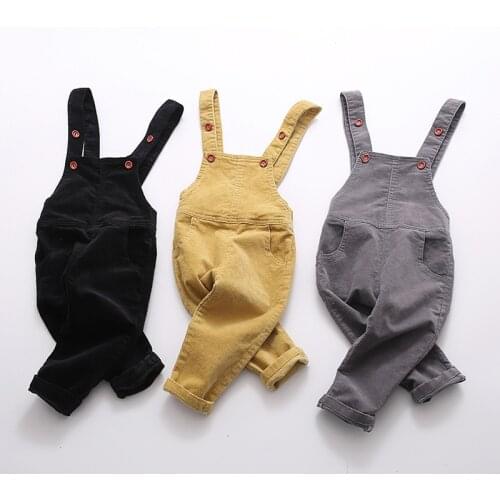 Korean Baby Boy Girl Velvet Knitted Overalls Pants Toddler Soft Jumpsuit Suspenders Candy Color Infant Overalls for Girls Boys