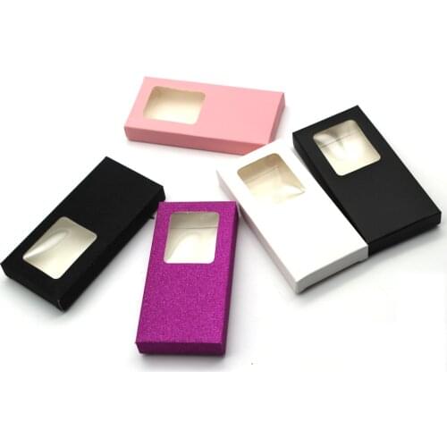 DamePapil Eyelashes Box Packaging Wholesale 10/20/50/100 Pieces Paper Heart/Square Package With Custom Logo Hot Sale Lash Case