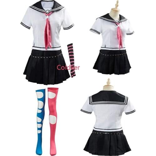 Drop Shipping Super DanganRonpa Ibuki Mioda Cosplay Costume Dress Uniform Suit Halloween Carnival Costumes S-2XL
