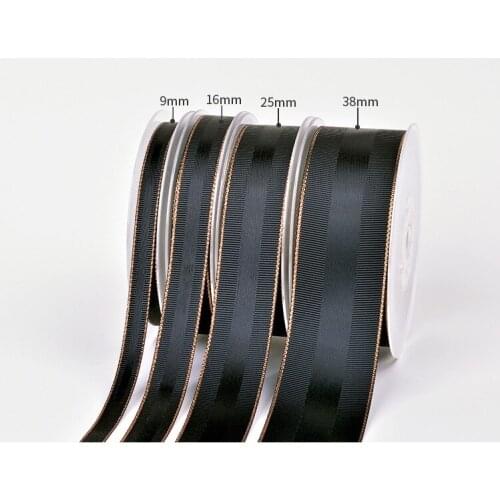 Ribbons\9mm\16\25\3.8cm\white red khaki pink\gold thread\Bowknot\DIY flowers\cake package\Gift Packaging\wedding decoration