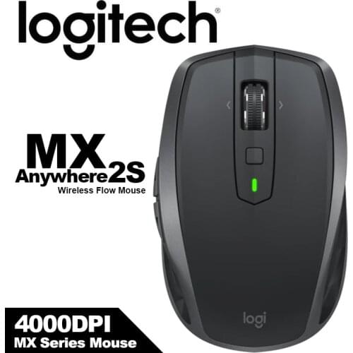 Logitech MX Anywhere 2S Wireless Mouse Support Logitech Options Logitech Flow 4000DPI Unifying Receiver for Windows Mac Linux