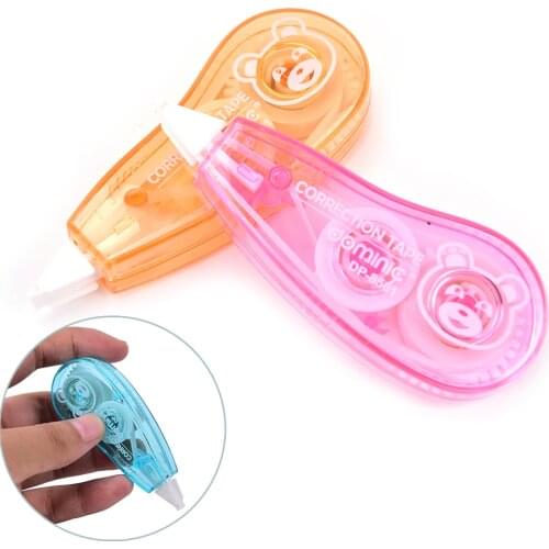 The New Correction Tape Useful Mini Double Sided Adhesive Roller, Tape Glue Dot Liner Petit Disposable Size:5mm*6m