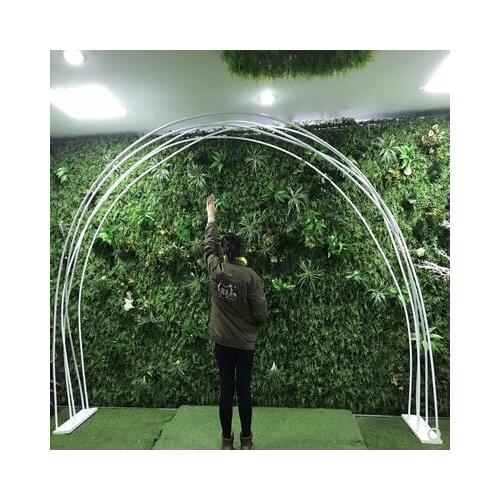 New PVC variable arch aluminum plastic tube can be bent to decorate window decoration wedding props wedding arrangement
